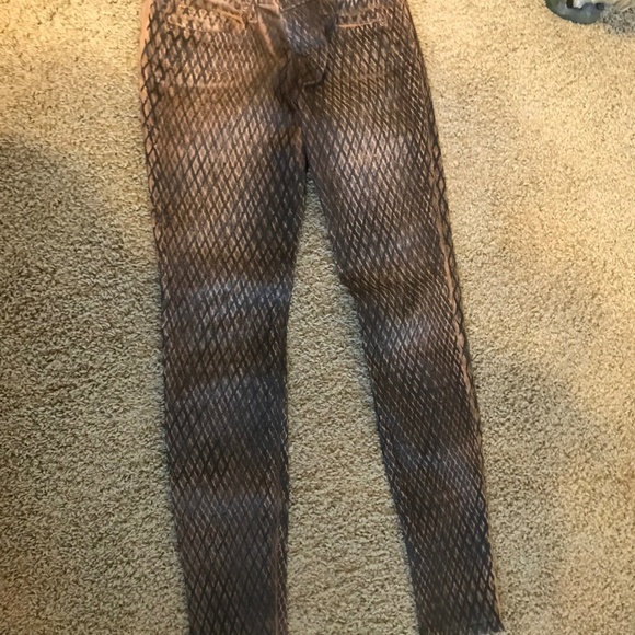 TRUE RELIGION Jeans Woman SKINNY HALLE MOJAVE LONESTAR SNAKE JEANS - Picture 2 of 3